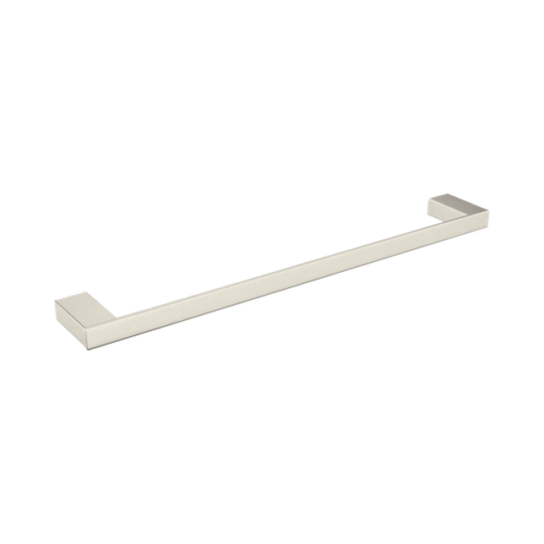Nero Celia Single Towel Rail 600mm Brushed Nickel - NR4624BN