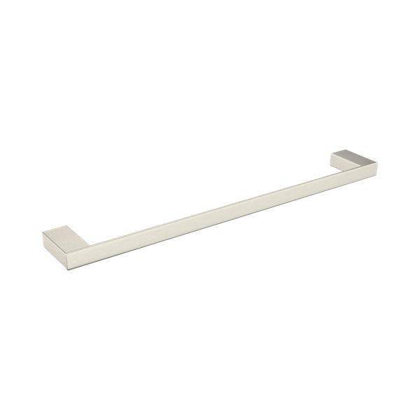 Nero Celia Single Towel Rail 600mm Brushed Nickel - NR4624BN