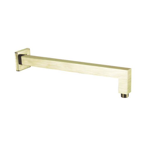 Nero Square Shower Arm Brushed Gold - NR501BG