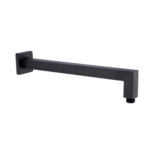 Nero Square Shower Arm Matte Black - NR501MB