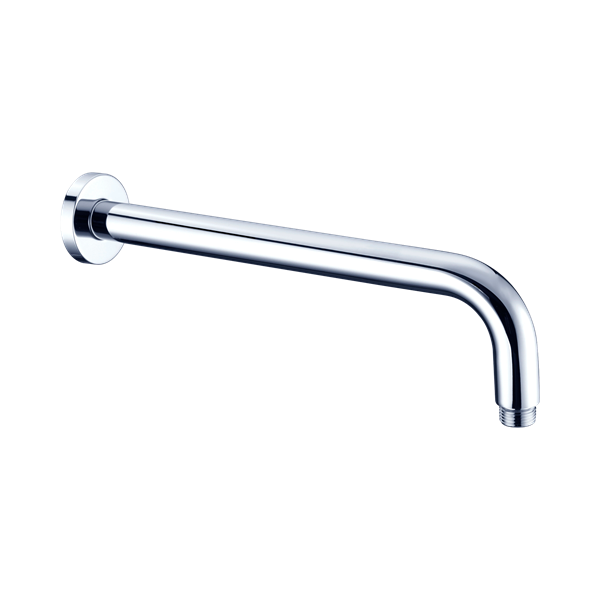 Nero Round Shower Arm 500mm Length Chrome - NR502LCH