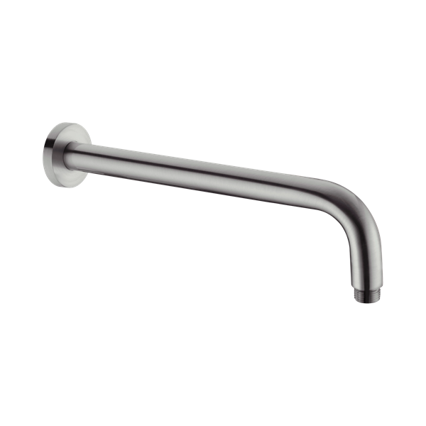 Nero Round Shower Arm 500mm Length Gun Metal - NR502LGM