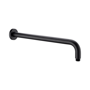 Nero Round Shower Arm 500mm Length Matte Black - NR502LMB