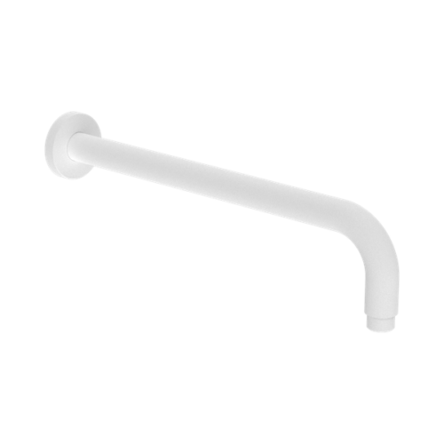 NR502MW-Round-Shower-Arm-330mm-Length-Matte-White-Thumb.png Nero Round Shower Arm 330mm Length Matte White - NR502MW