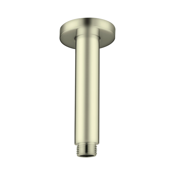 Nero Round Ceiling Arm 100mm Length Brushed Gold - NR503100BG