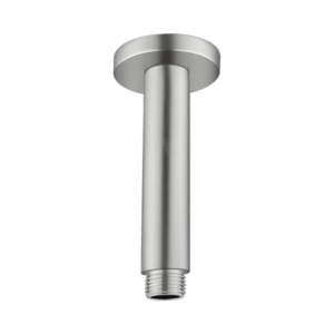 Nero Round Ceiling Arm 100mm Length Brushed Nickel - NR503100BN