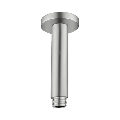NR503100BN-Round-Ceiling-Arm-100mm-Length-Brushed-Nickel-Thumb.png Nero Round Ceiling Arm 100mm Length Brushed Nickel - NR503100BN