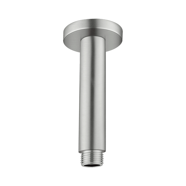 Nero Round Ceiling Arm 100mm Length Brushed Nickel - NR503100BN