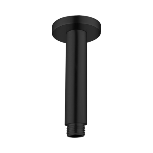 NR503100MB-Round-Ceiling-Arm-100mm-Length-Matte-Black-Thumb.png Nero Round Ceiling Arm 100mm Length Matte Black - NR503100MB