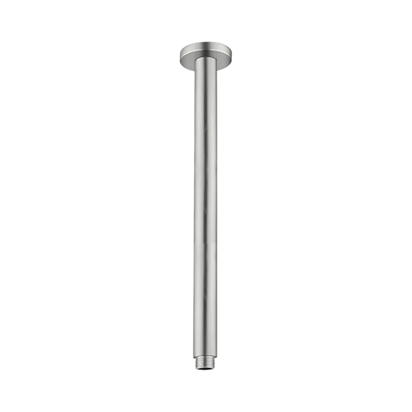 Nero Round Ceiling Arm 300mm Length Brushed Nickel - NR503300BN