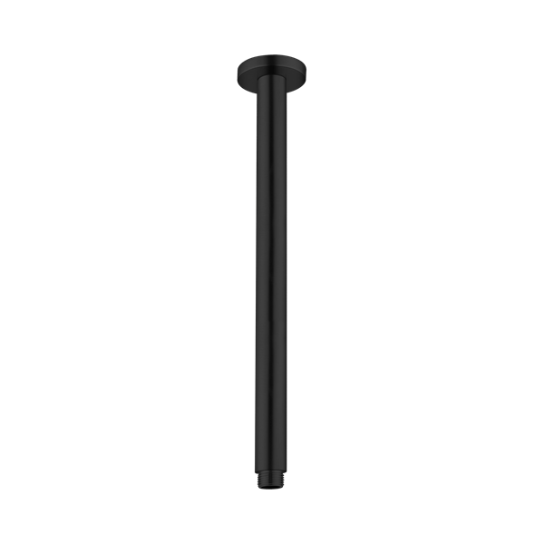 Nero Round Ceiling Arm 450mm Length Matte Black - NR503450MB