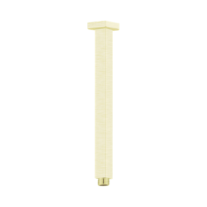 Nero Square Ceiling Arm 300mm Length Brushed Gold - NR504300BG