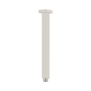 Nero Square Ceiling Arm 300mm Length Brushed Nickel - NR504300BN