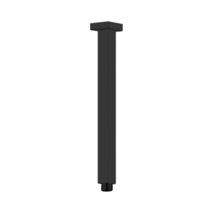 Nero Square Ceiling Arm 450mm Length Matte Black - NR504450MB