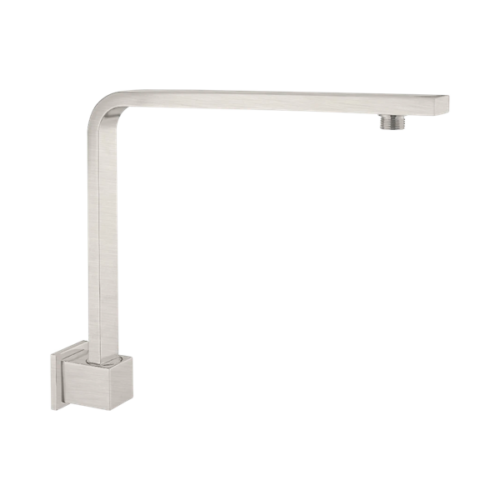 Nero Square Swivel Shower Arm Brushed Nickel - NR505BN