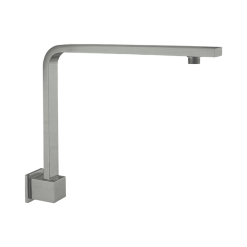 Nero Square Swivel Shower Arm Gun Metal - NR505GM