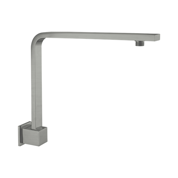 Nero Square Swivel Shower Arm Gun Metal - NR505GM