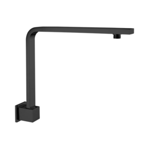 Nero Square Swivel Shower Arm Matte Black - NR505MB