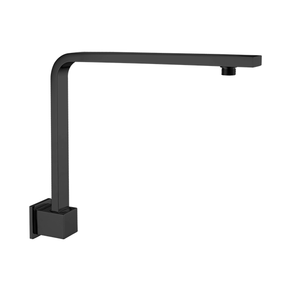 Nero Square Swivel Shower Arm Matte Black - NR505MB