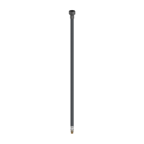 Nero Premium Flexible Mixer Tap Hose Pair Gun Metal - NR506042GM