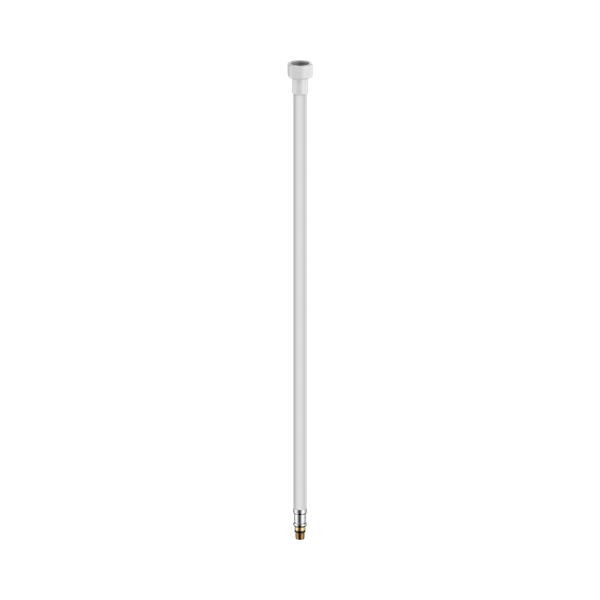 Nero Premium Flexible Mixer Tap Hose Pair Matte White - NR506042MW
