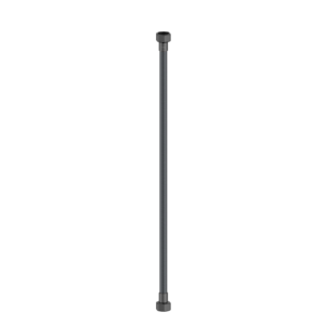 Nero 500mm Premium G1/2 Female Flexible Water Connector Hose Gun Metal - NR506043GM