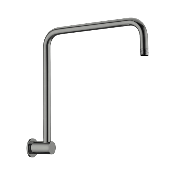 Nero Round Swivel Shower Arm Gun Metal - NR506GM