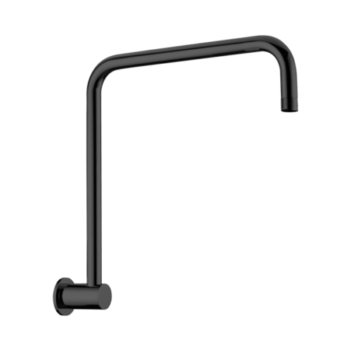 NR506MB-Round-Swivel-Shower-Arm-Matte-Black-Thumb.png Nero Round Swivel Shower Arm Matte Black - NR506MB
