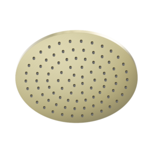 Nero 250mm Round Metal Shower Head II Brushed Gold - NR507046BG