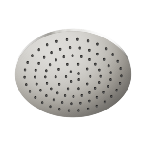 Nero 250mm Round Metal Shower Head II Brushed Nickel - NR507046BN