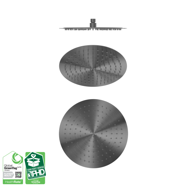 Nero Zen SS316L 300mm Round Shower Head Graphite - NR508041GR