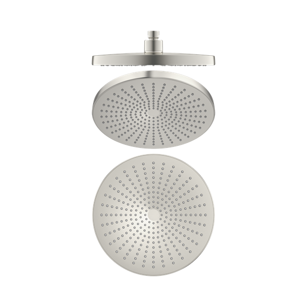 Nero Opal 250mm Shower Head Brushed Nickel - NR508079BN