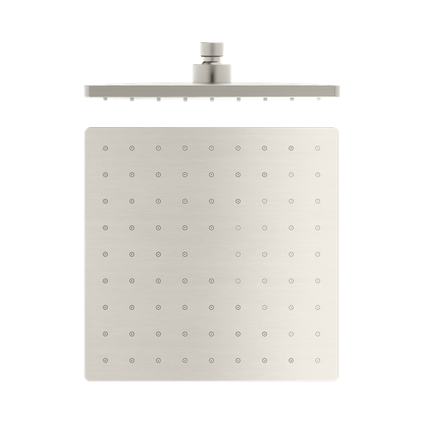 Nero 250mm ABS Square Shower Head Brushed Nickel - NR508089BN