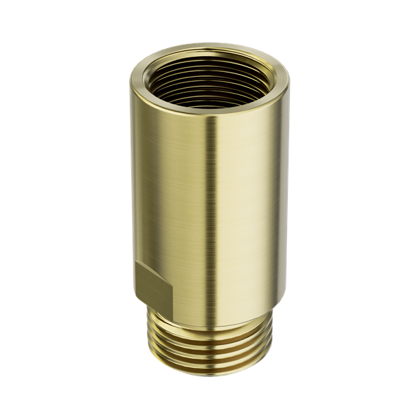Nero Dual Check Valve Male X Female G1/2 Brushed Gold - NR5390336BG