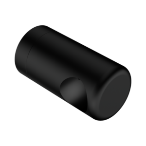 Nero Mecca Care Make Your Own 25mm Grab Rail End Bracket Matte Black - NR5390420MB