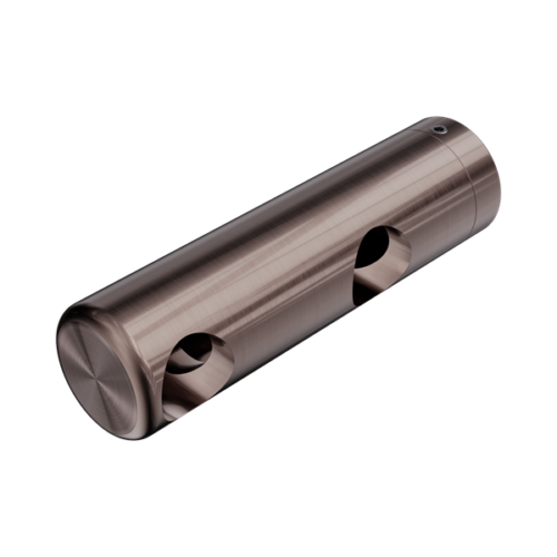 Nero Mecca Care Make Your Own 25mm Grab Rail Double Towel Bracket Left Brushed Bronze - NR5390421BZ