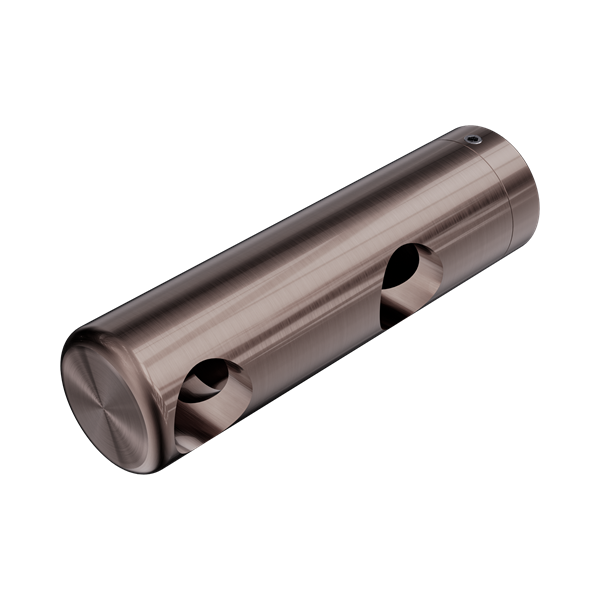 Nero Mecca Care Make Your Own 25mm Grab Rail Double Towel Bracket Left Brushed Bronze - NR5390421BZ