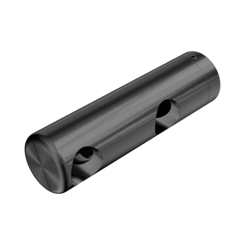 Nero Mecca Care Make Your Own 25mm Grab Rail Double Towel Bracket Left Gun Metal - NR5390421GM
