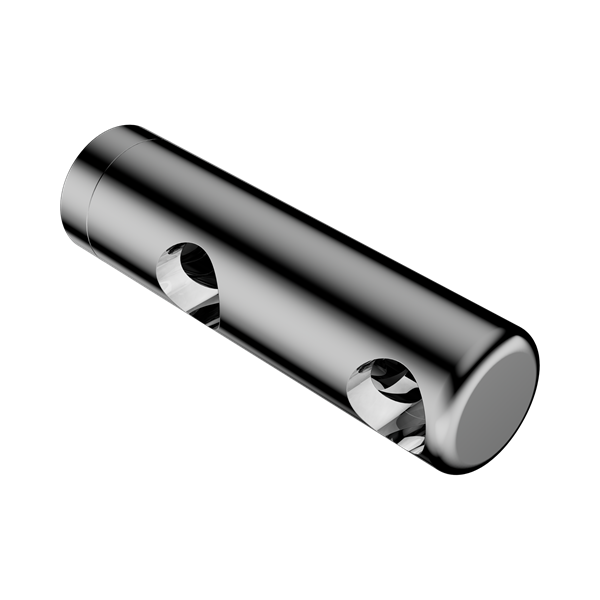 Nero Mecca Care Make Your Own 25mm Grab Rail Double Towel Bracket Right Chrome - NR5390422CH