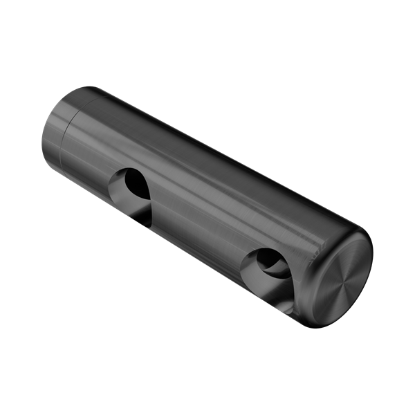 Nero Mecca Care Make Your Own 25mm Grab Rail Double Towel Bracket Right Gun Metal - NR5390422GM