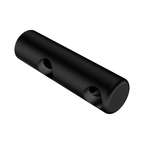 Nero Mecca Care Make Your Own 25mm Grab Rail Double Towel Bracket Right Matte Black - NR5390422MB