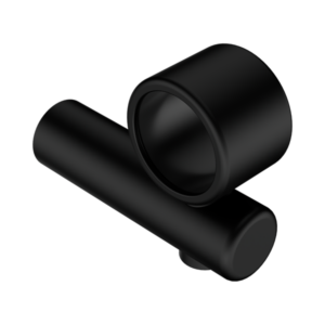 Nero Mecca Care Make Your Own 32mm Hand Rail Undermount Mid Bracket Matte Black - NR5390429MB