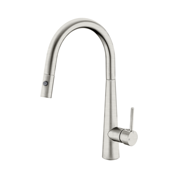 Nero Dolce Pull Out Sink Mixer With Vegie Spray Function Brushed Nickel - NR581009cBN