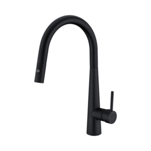 Nero Dolce Pull Out Sink Mixer With Vegie Spray Function Matte Black - NR581009cMB