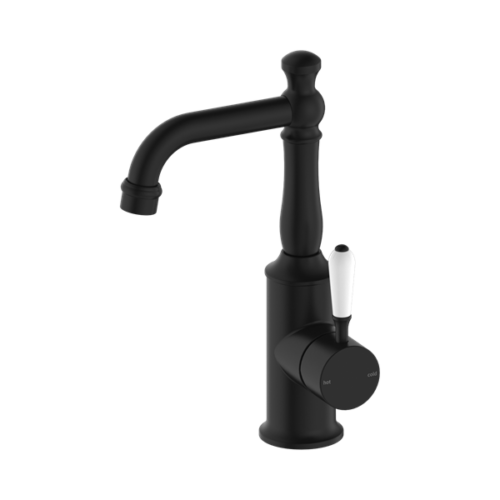 NR69210101MB-York-Basin-Mixer-With-White-Porcelain-Lever-Matte-Black-Thumb.png Nero York Basin Mixer With White Porcelain Lever Matte Black - NR69210101MB