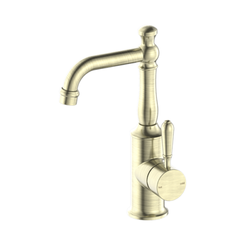 NR69210102AB-York-Basin-Mixer-With-Metal-Lever-Aged-Brass-Thumb.png Nero York Basin Mixer With Metal Lever Aged Brass - NR69210102AB