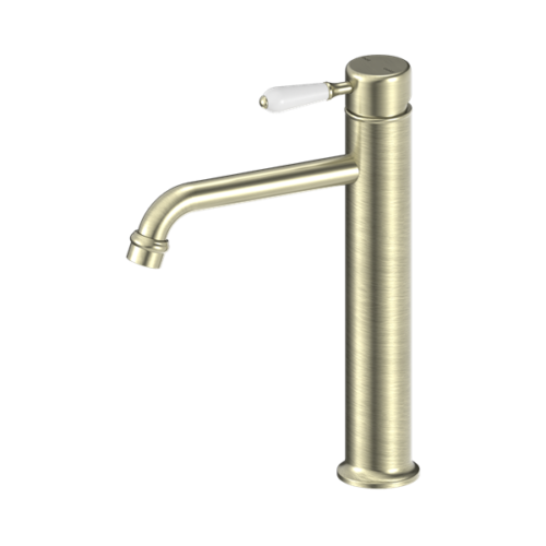 NR692101a01AB-York-Straight-Tall-Basin-Mixer-With-White-Porcelain-Lever-Aged-Brass-Thumb.png Nero York Straight Tall Basin Mixer With White Porcelain Lever Aged Brass - NR692101a01AB