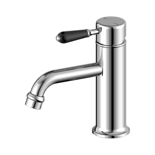 NR692101b03CH-York-Straight-Basin-Mixer-With-Black-Porcelain-Lever-Chrome-Thumb.png Nero York Straight Basin Mixer With Black Porcelain Lever Chrome - NR692101b03CH