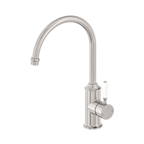 NR69210601BN-York-Kitchen-Mixer-Gooseneck-Spout-With-White-Porcelain-Lever-Brushed-Nickel-Thumb.png Nero York Kitchen Mixer Gooseneck Spout With White Porcelain Lever Brushed Nickel - NR69210601BN
