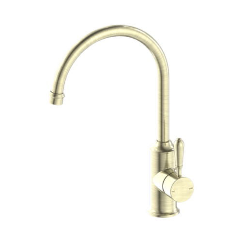 NR69210602AB-York-Kitchen-Mixer-Gooseneck-Spout-With-Metal-Lever-Aged-Brass-Thumb.png Nero York Kitchen Mixer Gooseneck Spout With Metal Lever Aged Brass - NR69210602AB
